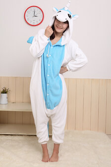 Blauwe Eenhoorn Onesie