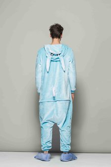 Konijn Onesie Blauw