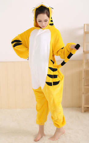 Gele Tijger Onesie