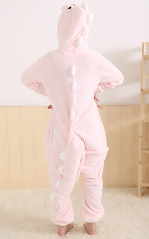 Roze Dino Onesie