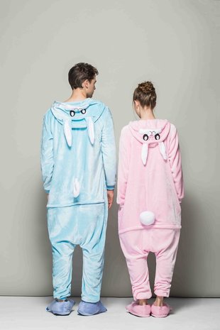 Konijn Onesie Roze