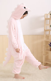 Roze Dino Onesie Roze Dino Onesie