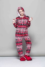 Kerst Onesie Rood Kerst Onesie Rood